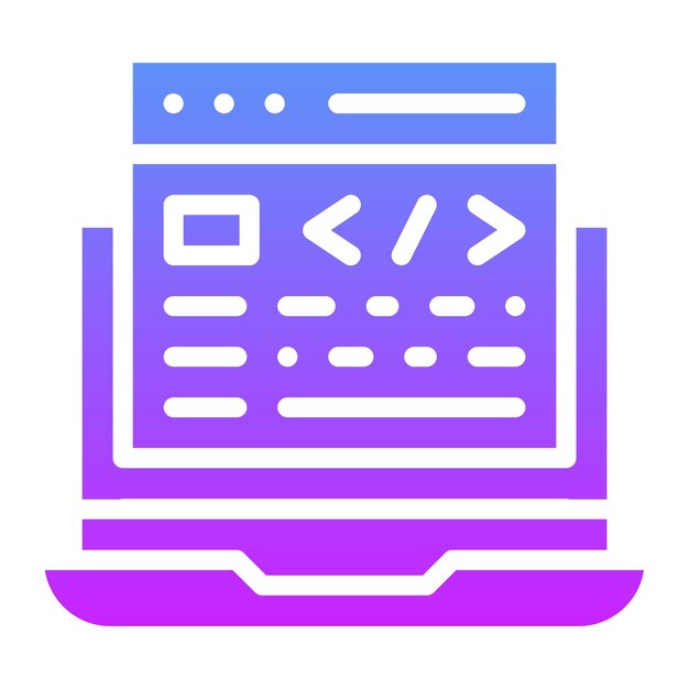 Script vector icon illustration of Cinema iconset