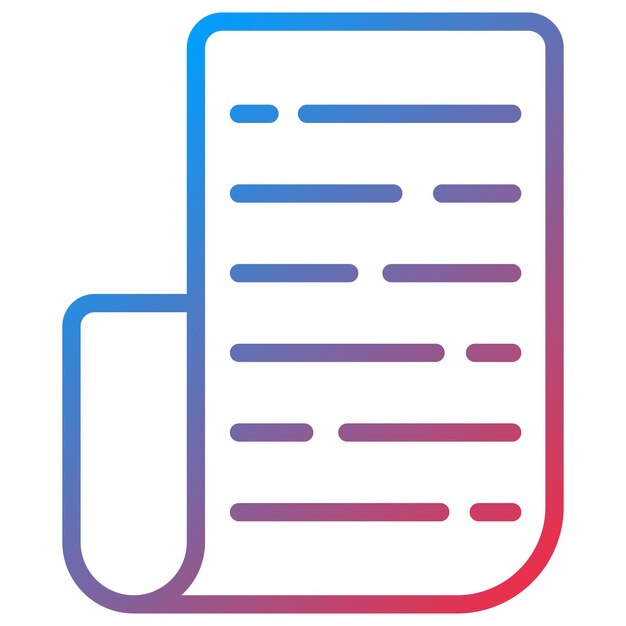 Scroll icon vector image Can be used for Documents And Files