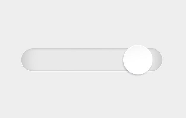 Scrollbar element button navigation element frontend control on white vector