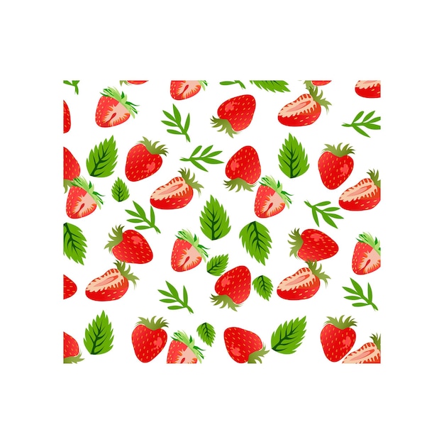 Scrumptious strawberry pattern for various design applications Strawberry pattern Strawberry Fruit