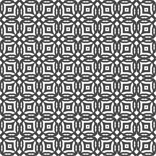 Seamless abstract black and white pattern design with minmalist style