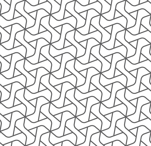 Seamless abstract geometric pattern in a modern style