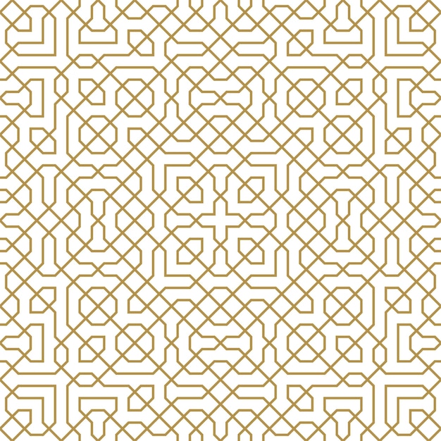 Seamless abstract geometric pattern in a modern style