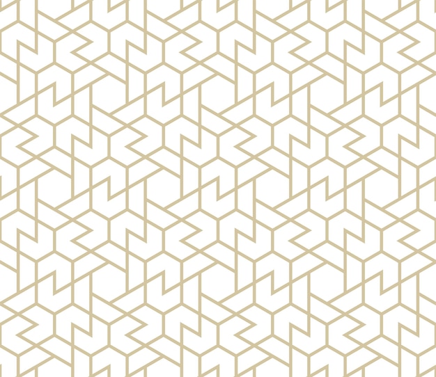 Seamless abstract geometric pattern in modern style