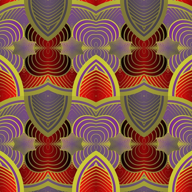 seamless abstract pattern with rhombus vector illustration