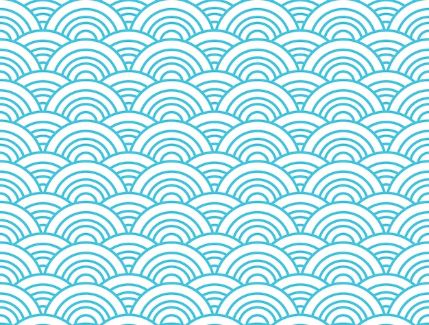 Seamless Abstract Wave Pattern