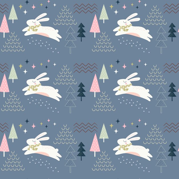 seamless animal patterns handdrawn style used for fabric textile print background and decorative wallpaper