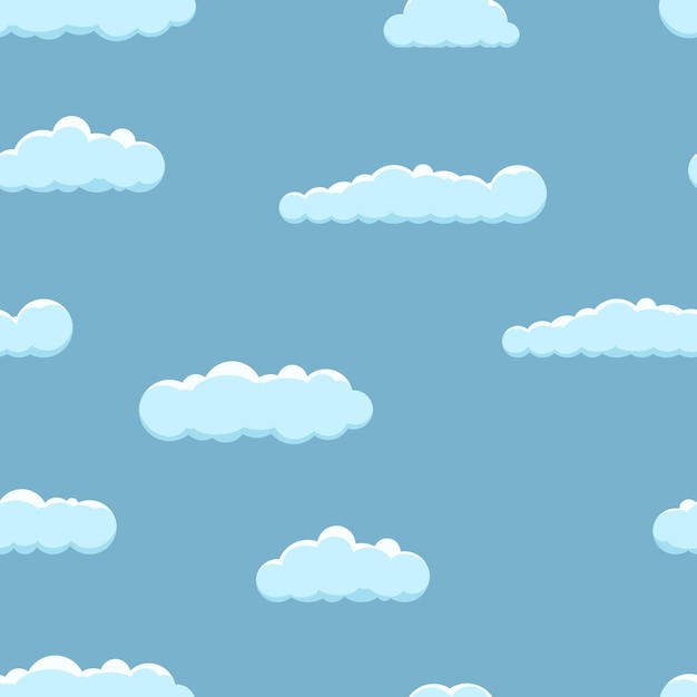 seamless background with clouds