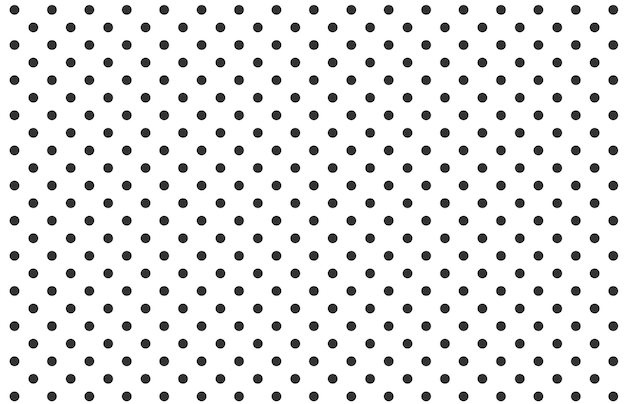 Seamless black dots white background vector Illustration