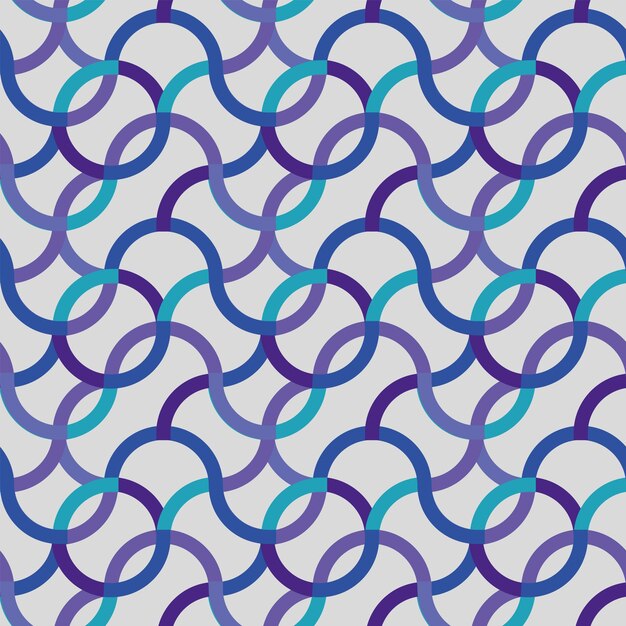 Seamless circle geometric background abstract background design for decoration and textiles