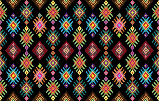 Seamless Decorative Boho Ancient Hand Drawn Ethnic Pattern ethnic tribal borderstribal seamless