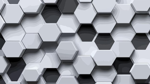 Seamless Geometric Hexagonal Pattern Animation
