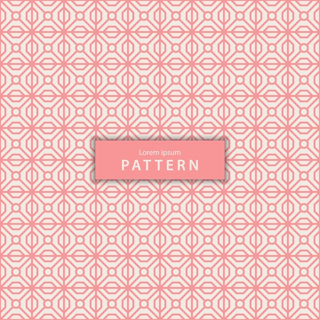 seamless geometric pattern in vintage style