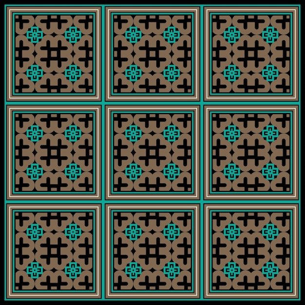 Seamless geometric pattern seamless vector Abstract Patterns symmetrical geometric tiles Design