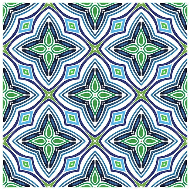 Seamless geometric pattern seamless vector Abstract Patterns symmetrical geometric tiles Design
