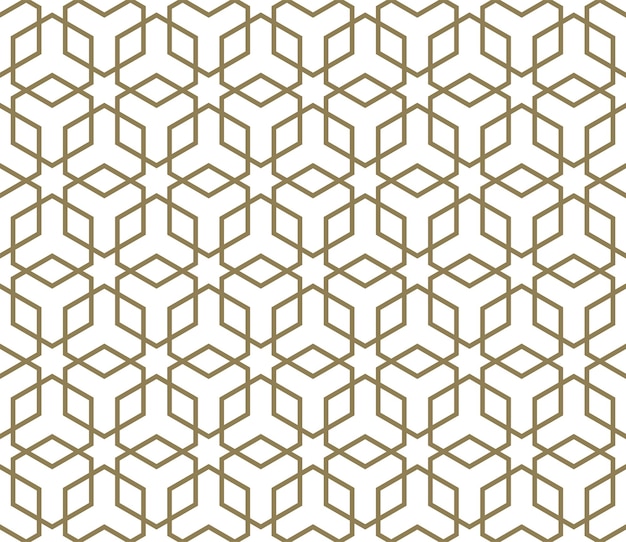 Seamless geometric pattern with a modern style