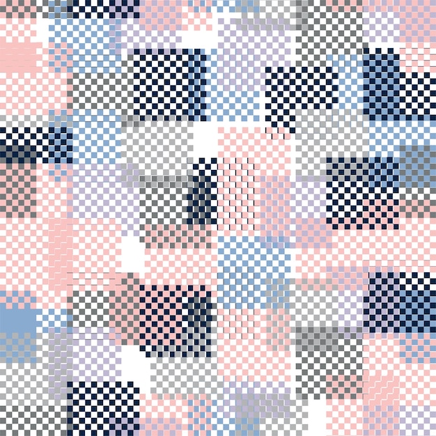 Seamless geometric pattern with rectangles. Vector illustration.