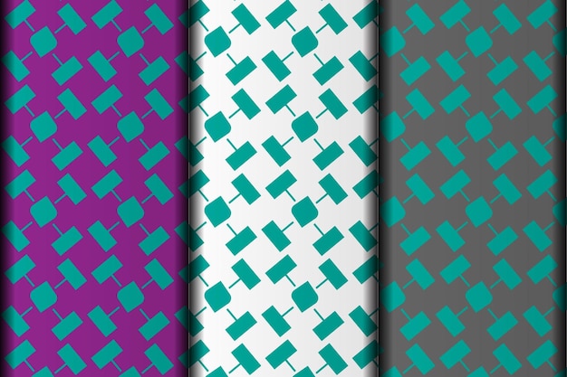 Seamless geometric vector eps pattern design