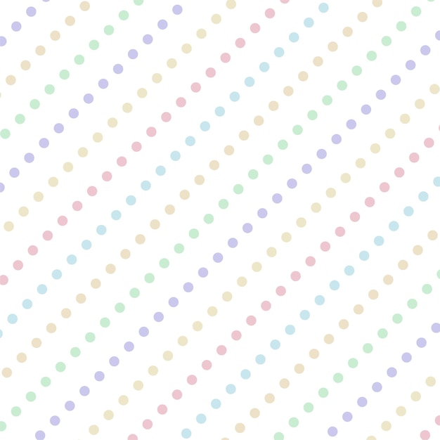 seamless monochrome colorful polka dot pattern diagonal dotted background