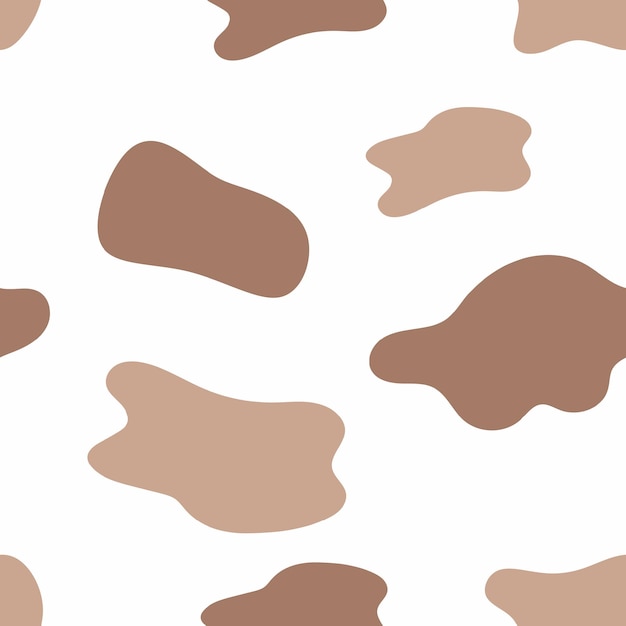 SEAMLESS PATTERN CHOCOLATE COW SKIN