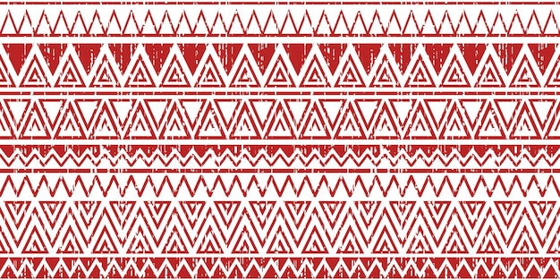 Seamless pattern ethnic background geometric ornament border