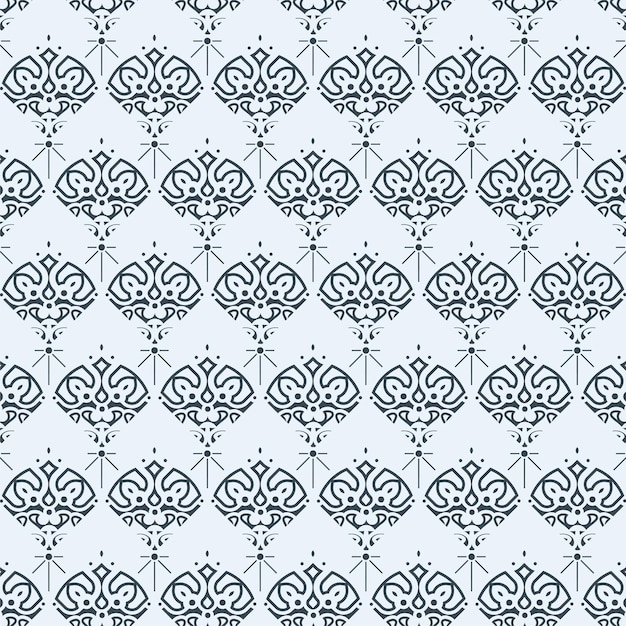 Seamless Pattern Geometric Line Ornament