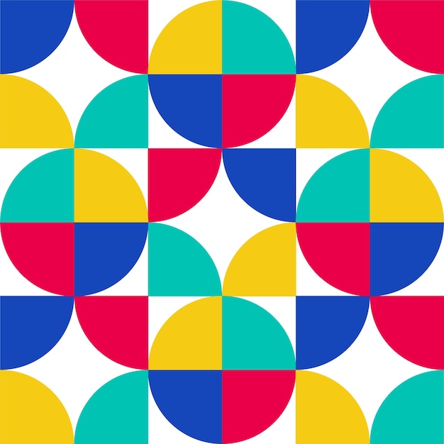 seamless pattern in scandinavian style postcard with Retro clean concept design