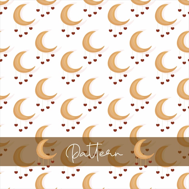 seamless pattern jpeg png bottle water moon yellow star night sky
