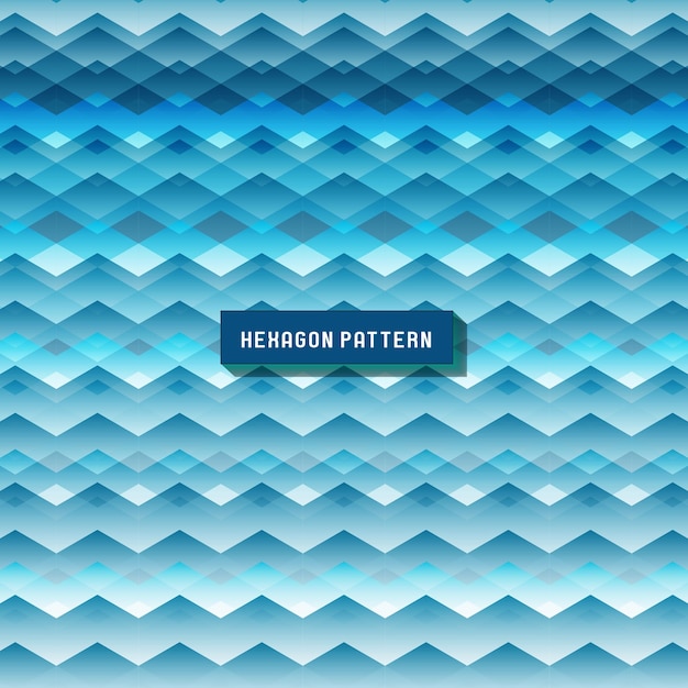 Seamless pattern of hexagons