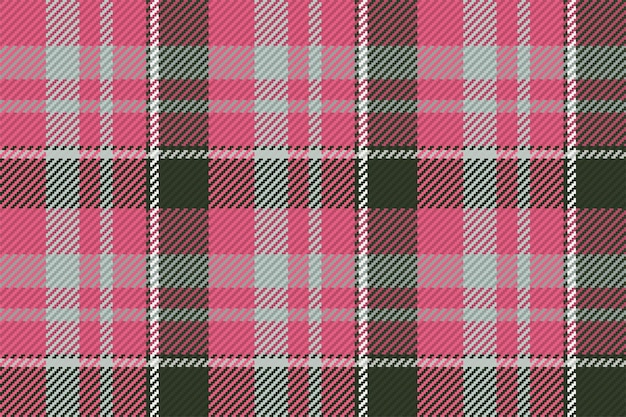 Seamless pattern of scottish tartan plaid. Repeatable background with check fabric texture. Flat vector backdrop of striped textile print.