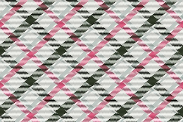 Seamless pattern of scottish tartan plaid Repeatable background with check fabric texture Vector backdrop striped textile print
