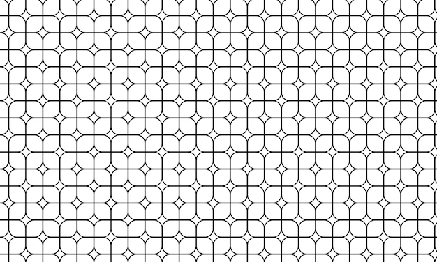 seamless pattern of the black squares on a white background