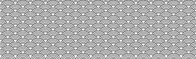 seamless pattern, various geometric shapes on a white background - vector illustration