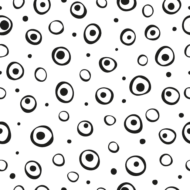 Seamless pattern with dots