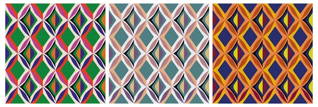 Seamless pattern with Geometric patterns