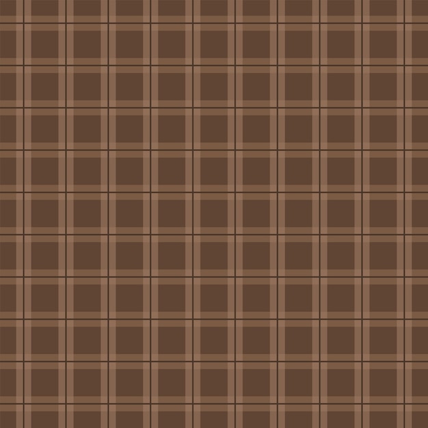 Seamless pattern with grid using brown color