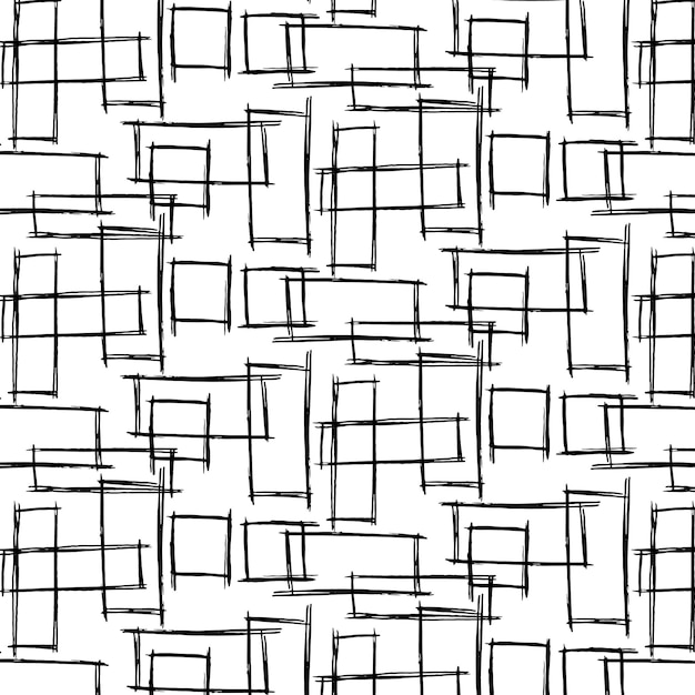Seamless pattern with squares and rectangles Geometric mosaic background