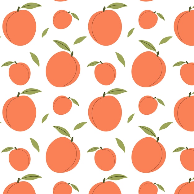 seamless peach pattern peaches pattern summer fruit pattern