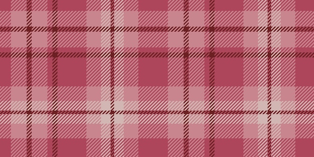 seamless tartan pattern in shades in pink and red color