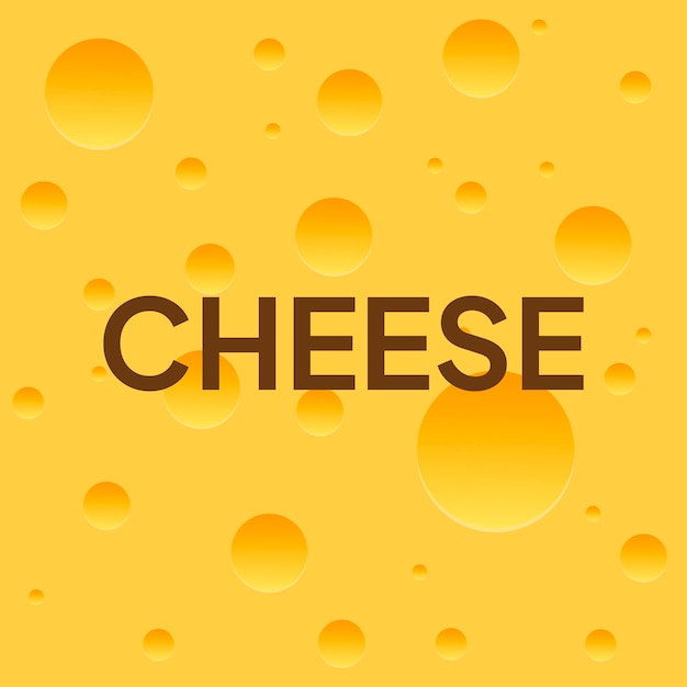 Seamless vector background texture of cheese cheese pattern