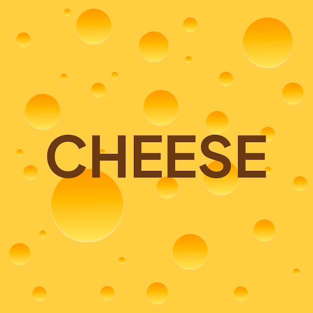 Seamless vector background texture of cheese cheese pattern