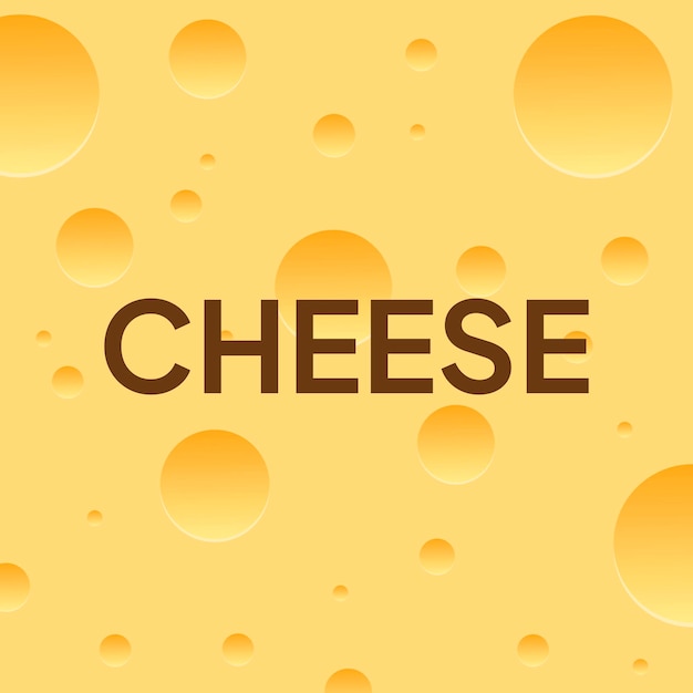 Seamless vector background texture of cheese cheese pattern