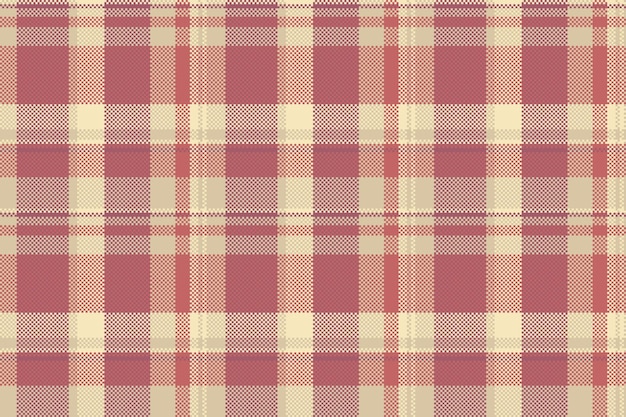 seamless vector texture of check background tartan with a plaid fabric textile pattern