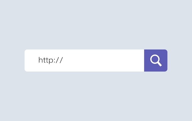 Search Bar template with http text
