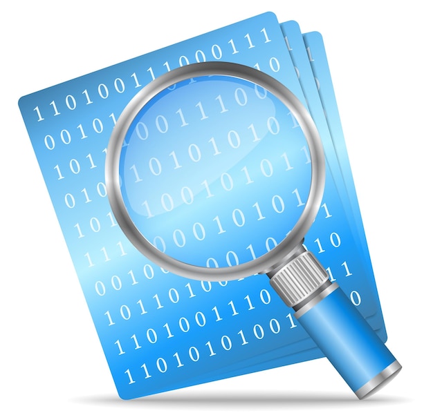 Search file icon vector eps10 illustration