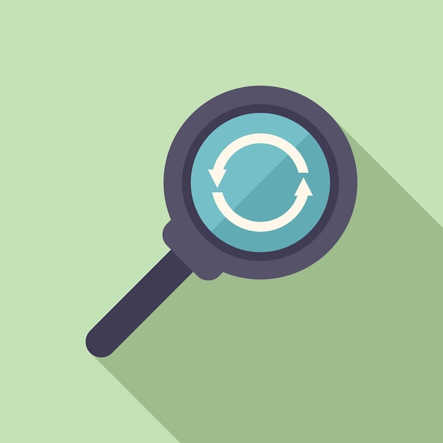 Search filter icon flat vector Education digital