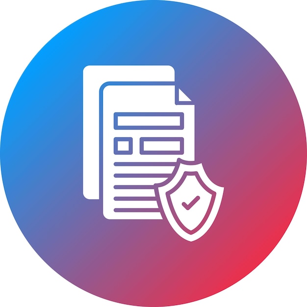 Secure Document icon vector image Can be used for Networking and Data Sharing