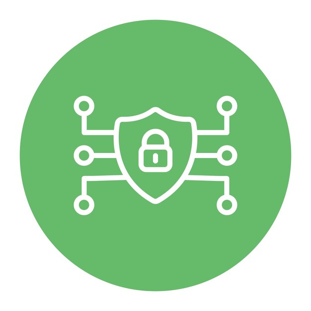 Secure network icon vector image Can be used for Information Security