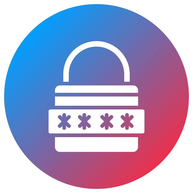 Secure Pasword icon vector image Can be used for Biometrics