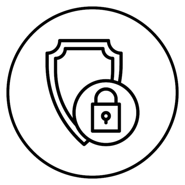 security icon vector image can be used for compilance and regulation